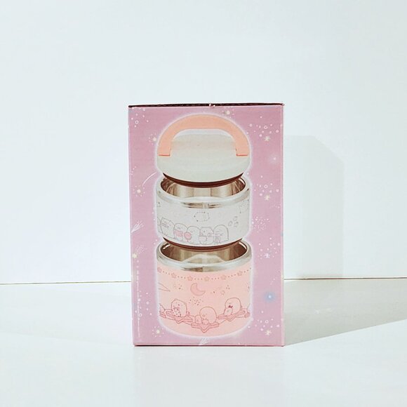 New San-x Sumikko Gurashi Stainless Steel 2 Layers Thermal Lunch Box Japan 17cm - Picture 2 of 5